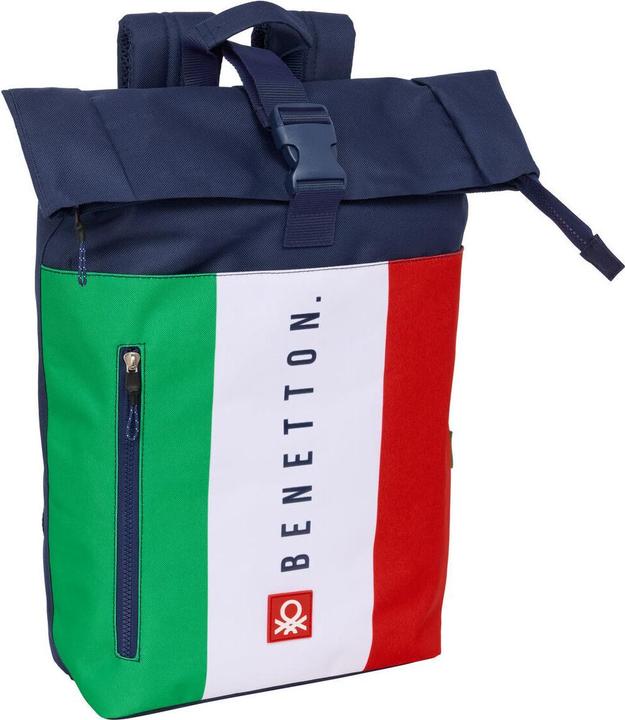 Benetton Laptoptasche Flag Marineblau 28 x 42 x 13 cm (15.60")