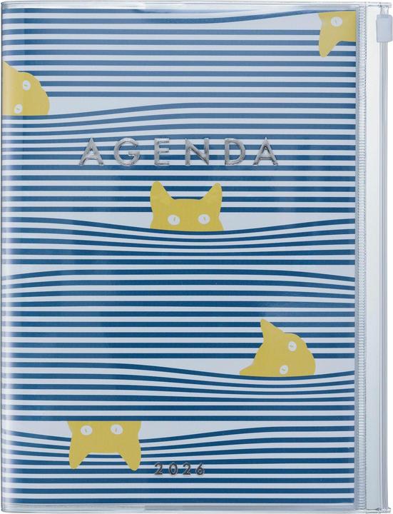 Produktbild Mark'S 2025/26 Taschenkalender, A5 Cats // Navy (A5)