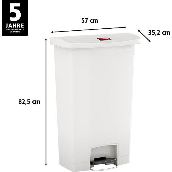 Produktbild Rubbermaid Tretabfallsammler fahrbar (90 l)