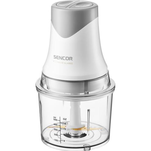 Sencor SCB 3000WH weiss / Zerkleinerer / 400W / 1L, Robot da cucina, Bianco