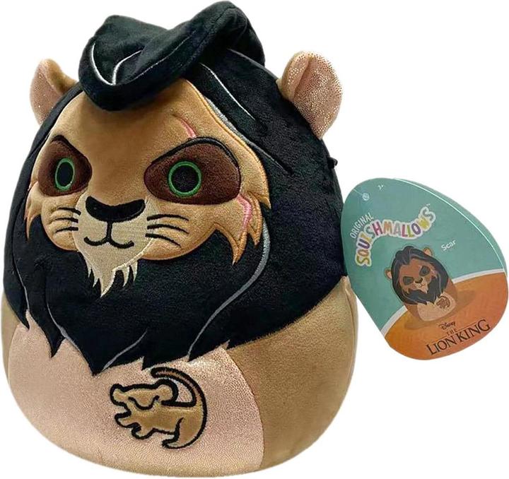 Actual product image Squishmallows The Lion King Scar, 20cm (Disney Lion King) (20 cm)