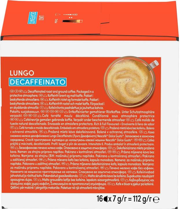 Produktbild Nescafé Dolce Gusto Lungo Decaf (16 x Port.)