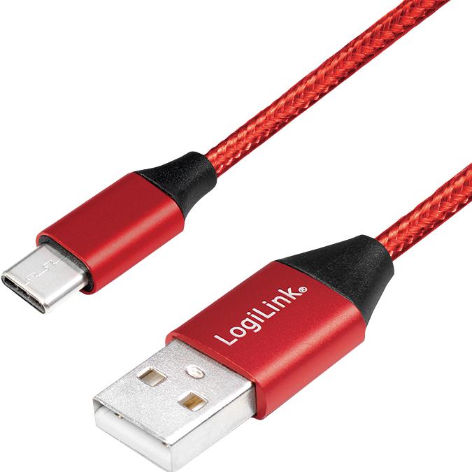 Productafbeelding LogiLink USB-kabel (1 m, USB 2.0, 5 W)