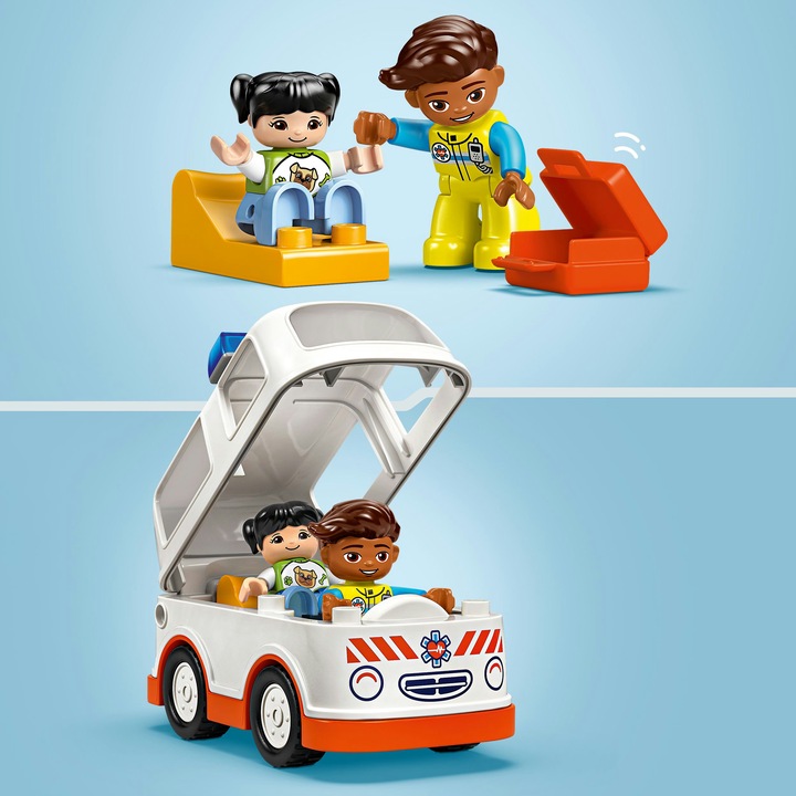 Image du produit LEGO Rettungswagen mit Fahrer (10447)
