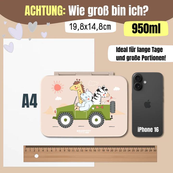 Produktbild Bearfoot Bdose Bento box COMPACT Safari