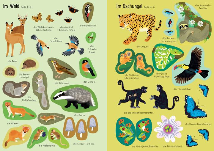 Produktbild Mein Immer-wieder-Stickerbuch: Tiere der Welt