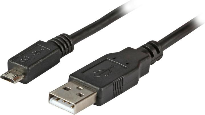Immagine prodotto EFB Elektronik Cavo di collegamento USB2.0 A-Micro-B 5pin, St.-St., 1,0m, nero, Cavo di collegamento USB2.0 (1 m, USB 2.0)