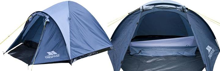 Produktbild Trespass GHABHAR - doppelwandiges 4-Personen Zelt (Kuppelzelt, 4.20 kg, 4 Personen)