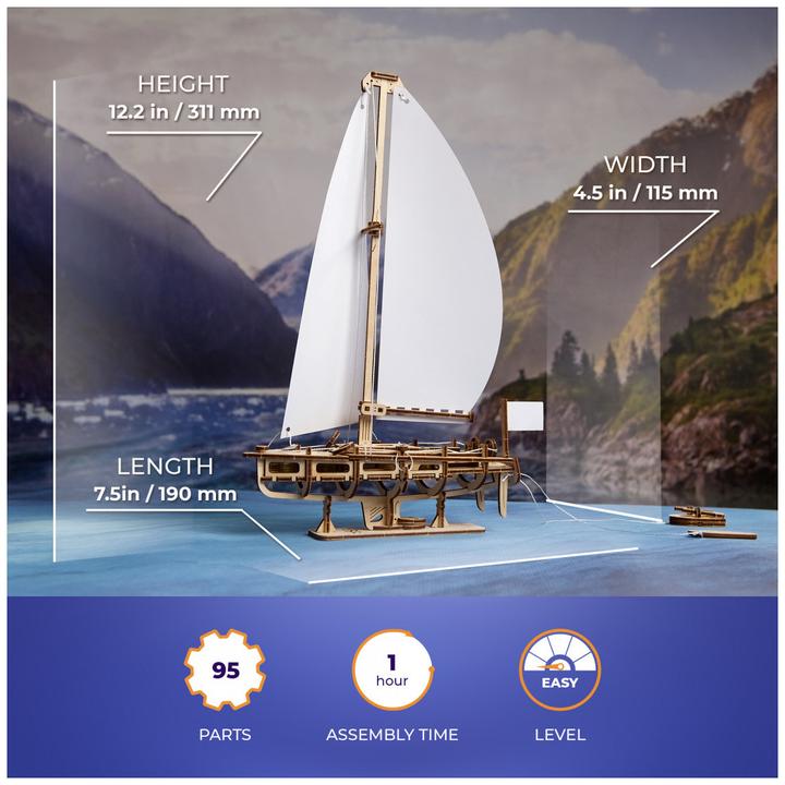 Produktbild Ugears 70193 Ocean Beauty Yacht - Ocean Beauty Yacht