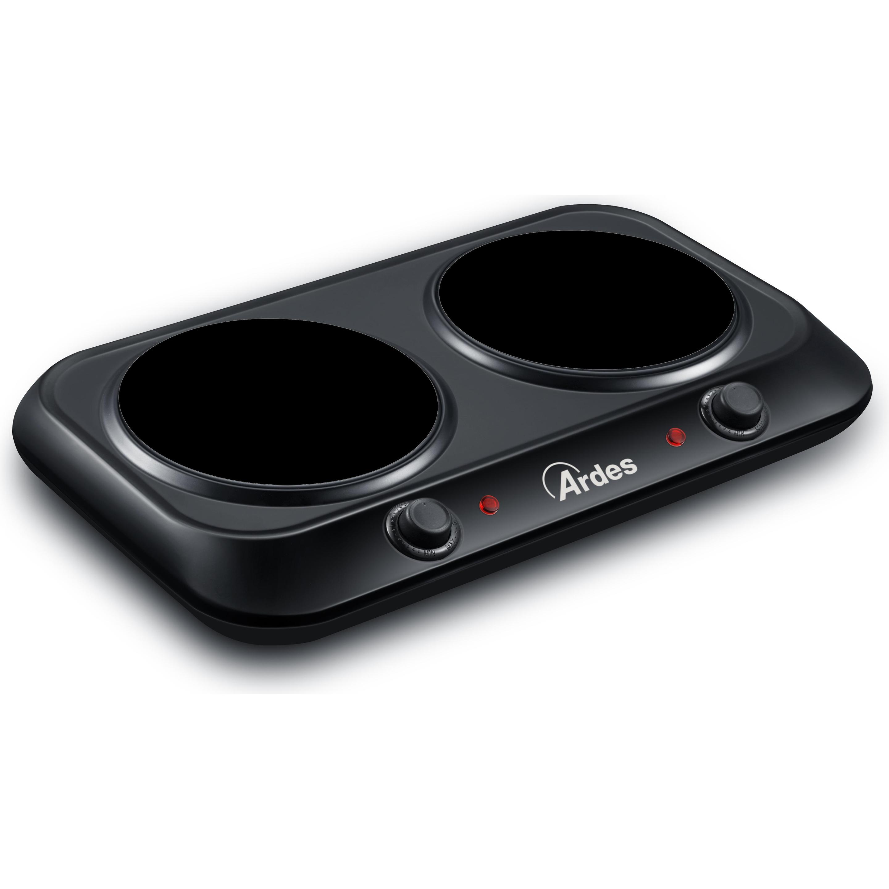 Poly Pool AR1F402 Kochfeld Schwarz Flache Oberfläche Versiegelte Platte 2 Herd(e) (AR1F402)