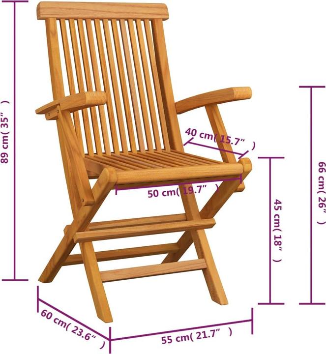 Produktbild vidaXL Gartenstuhl