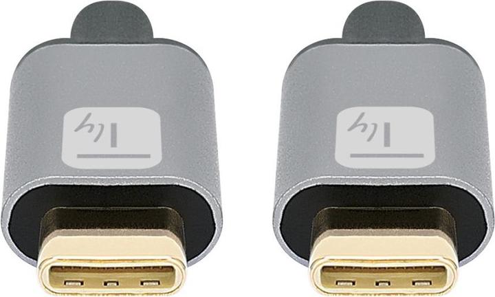 Produktbild Techly USB3.2 Gen.2 Kabel Stecker Typ-C - Stecker USB Typ-C Schwarz 1m (1 m, USB 3.2 Gen 1, 100 W)