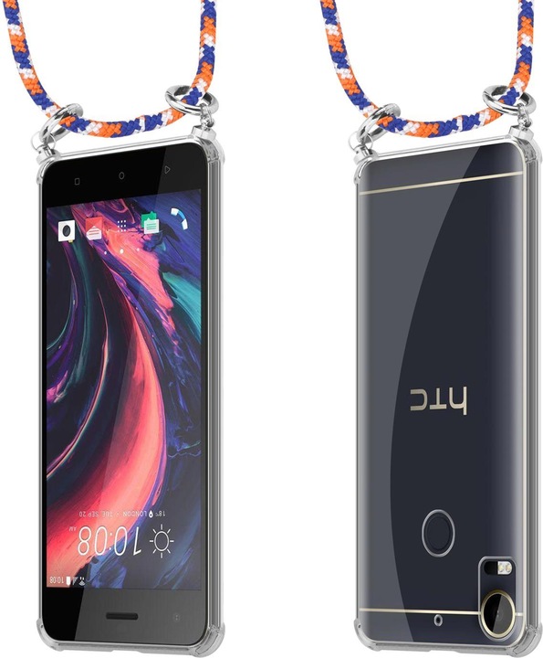 Produktbild Cadorabo TPU Handy Kette SILBER Cover