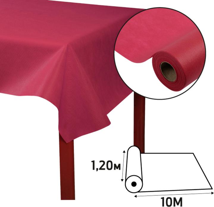 Actual product image Exacompta Tablecloth Rolls Spu nbond L120x10m Burgu