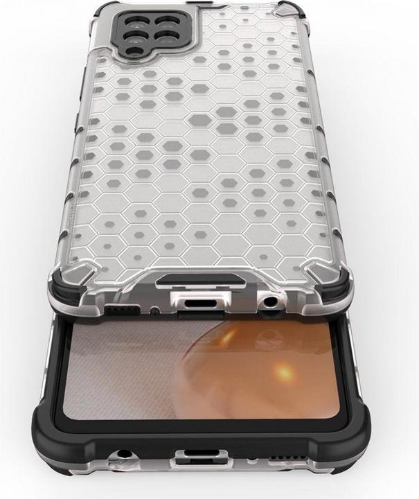 Actual product image Hurtel Honeycomb Case armour cover with TPU Bumper for Samsung Galaxy A42 5G green (Samsung Galaxy A42 5G)