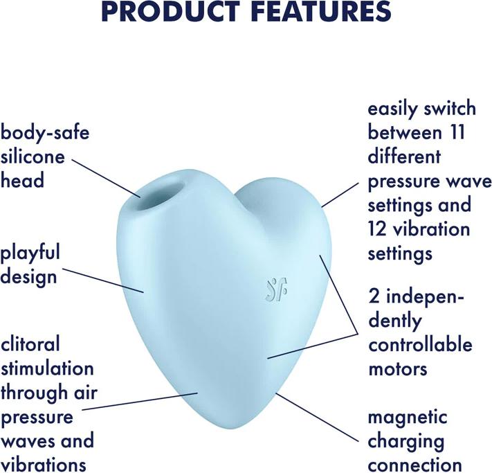 Produktbild Satisfyer Cutie Heart Air Pulse Vibrator