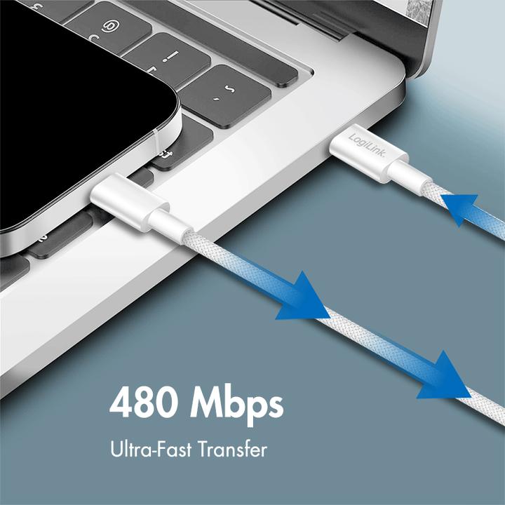 Produktbild LogiLink Prüfen (1.50 m, USB 2.0, 60 W)