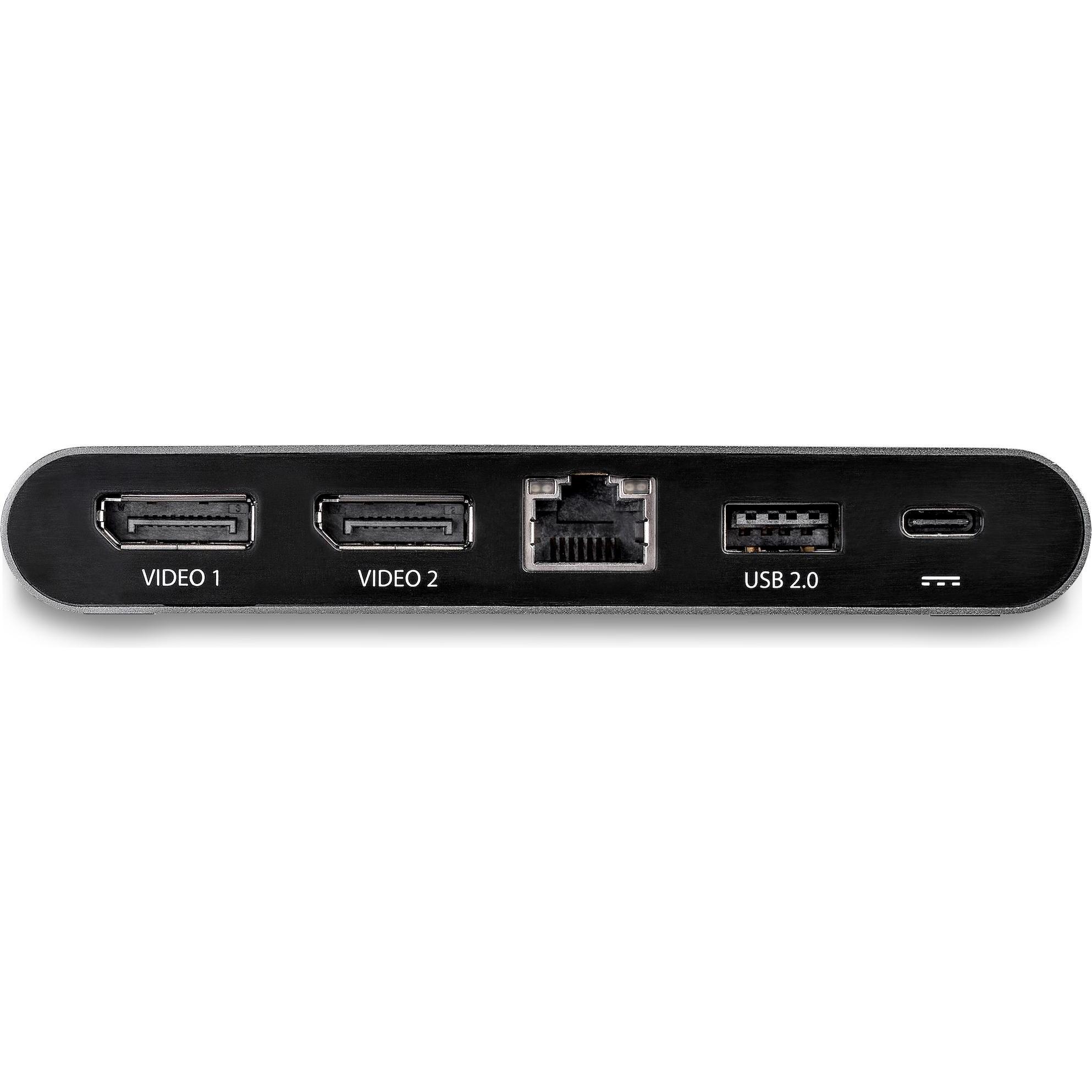 Thumbnail - StarTech DK30C2DAGPD (USB-C, USB-A, 4 Ports), Dockingstation + USB Hub, Schwarz
