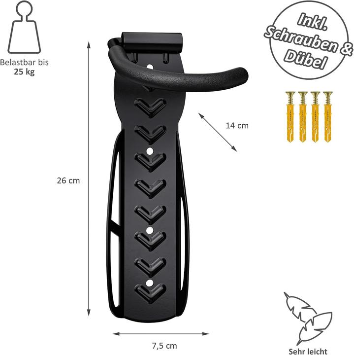 Image du produit Wellgro Kit de support mural pour vélo