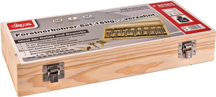 Produktbild Dema Forstnerbohrer Set 16tlg Holzbohrer Kunstbohrer (6 - 54 Millimeter)