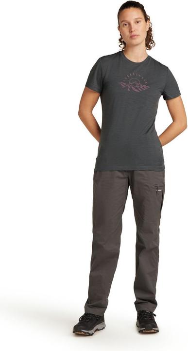 Actual product image Icebreaker W Mer 150 Tech Lite SS Tee Sunrise Sumit (L)