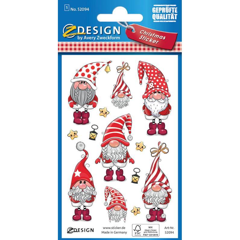 Z-Design, Sticker, Weihnachtssticker