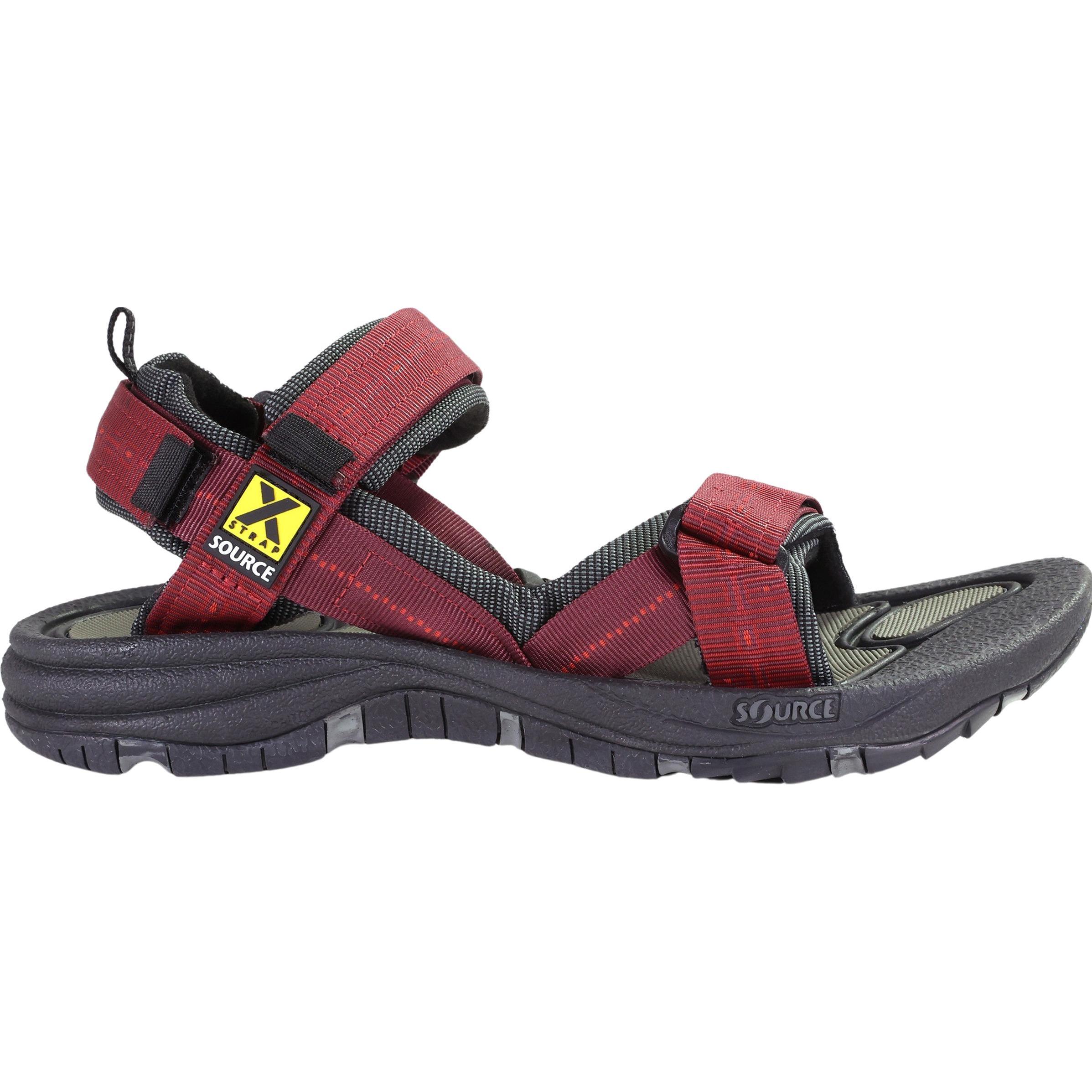 Source, Herren, Sandalen, Gobi, Rot, (41)