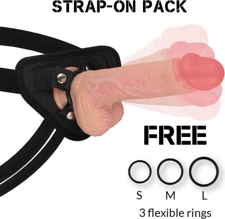 Image du produit Rock Army ROCKARMY - CEINTURE + HAWK-ROTATOR ET VIBRATEUR 22 CM -O- 4.6 CM