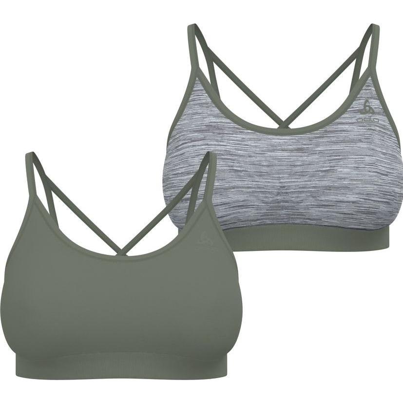 Odlo, Reggiseno sportivo, Seamless Wende-Sport-BH mit sanftem Halt (M), Grigio