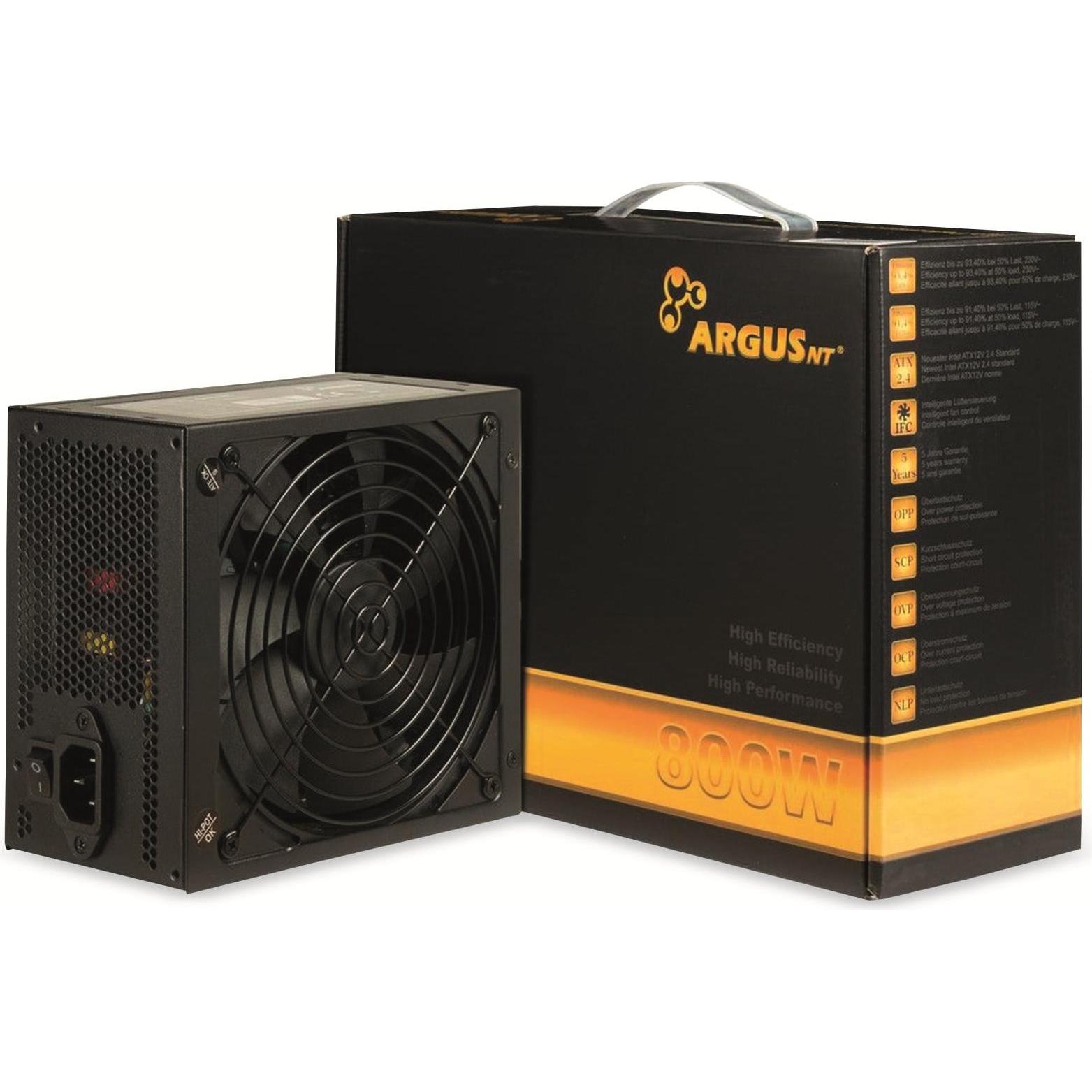 Thumbnail - Intertech Argus (800 W), PC Netzteil, Schwarz