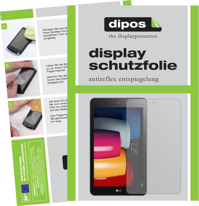 Produktbild Dipos Displayschutzfolie Antireflex (2 Stück, LG G Pad 4)