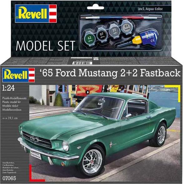 Actual product image Revell Model Set 1965 Ford Mustang 2+2 Fastback