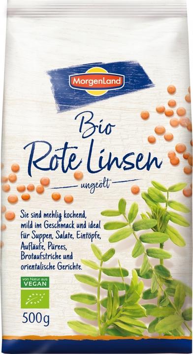 Produktbild Morgenland Rote Linsen (500 g)