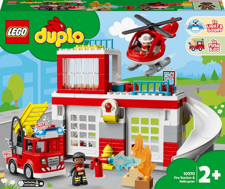Immagine prodotto LEGO Stazione dei pompieri con elicottero (10970)