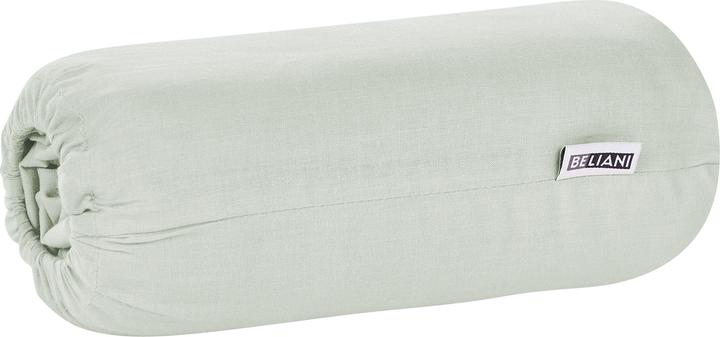 Produktbild Beliani Spannbettlaken Baumwolle hellgrün 200 x 200 cm JANBU (200 x 200 cm)