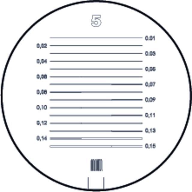 Actual product image Schweizer Measuring scale Tech-Line Scale-Ø 25/2.5 mm Duo scale 5