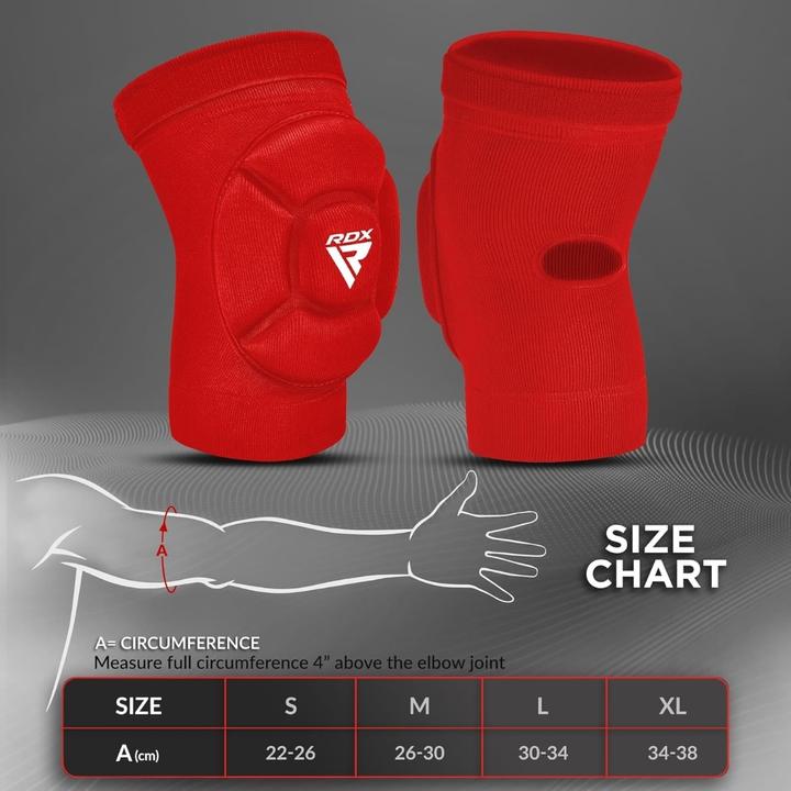 Immagine prodotto Rdx Ellenbogenschutz aus Schaumstoff Rot/Weiss-M (M)