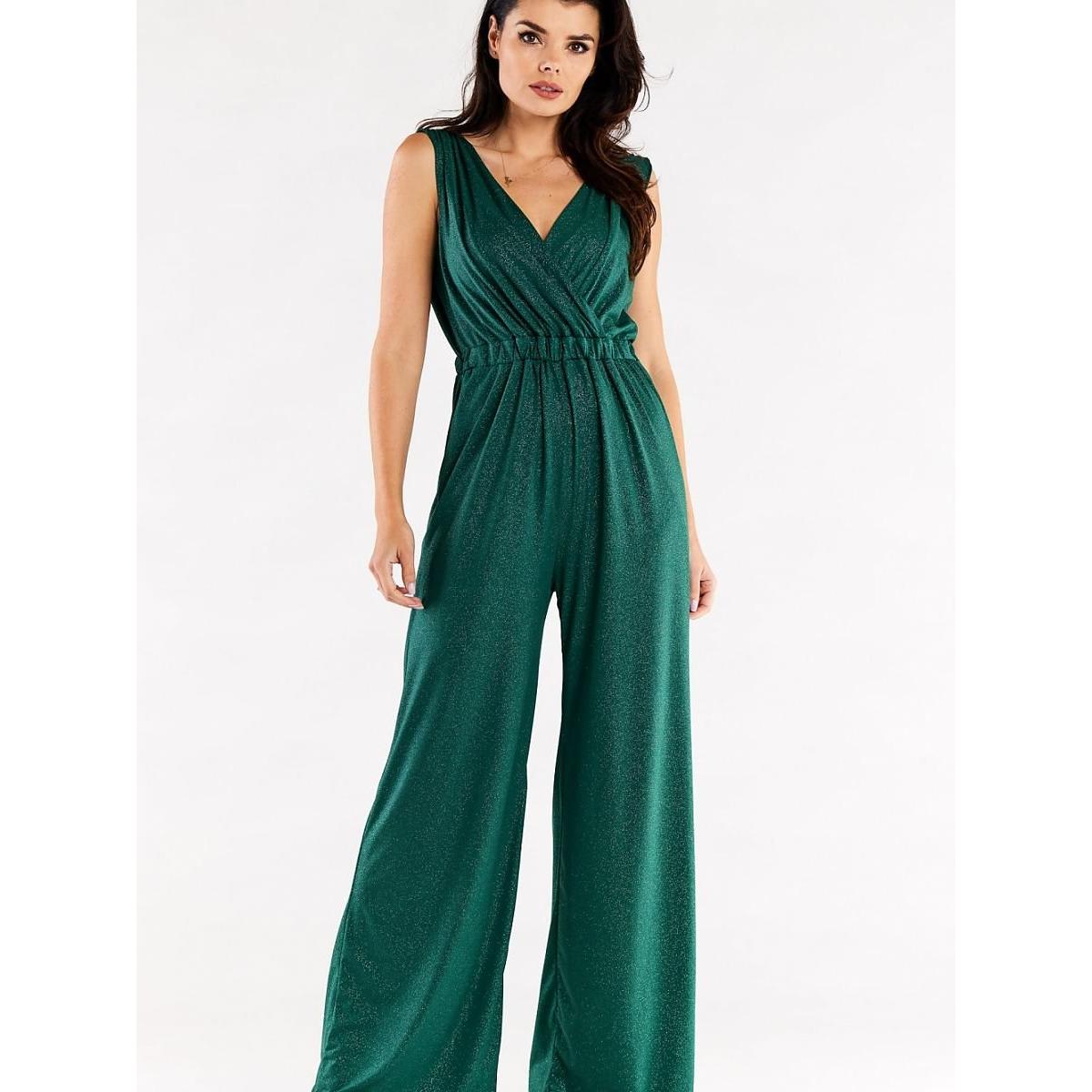 Awama, Damen, Jumpsuit, Overall, Grün, (XL)