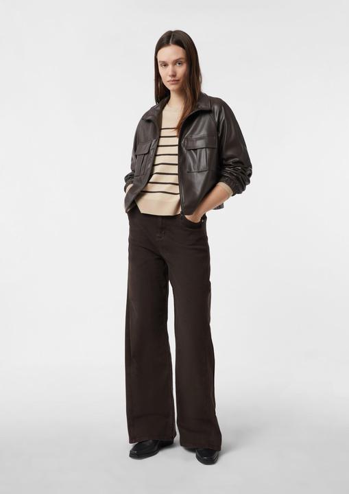 Produktbild Comma Strickpullover Feinstrickpullover mit strukturiertem Streifenmuster (40)