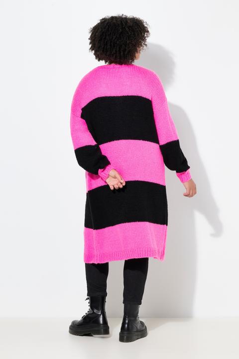 Actual product image Angel of Style Long-Strickjacke, Straight Fit, Blockstreifen (50, 52)