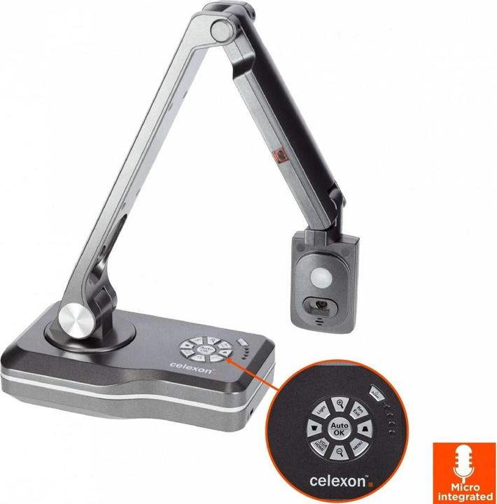 Productafbeelding Celexon Documentcamera DK800 - Full-HD 8 Mega Pixel 10x digitale zoom 2x LED USB SD (Volledige HD, A3)