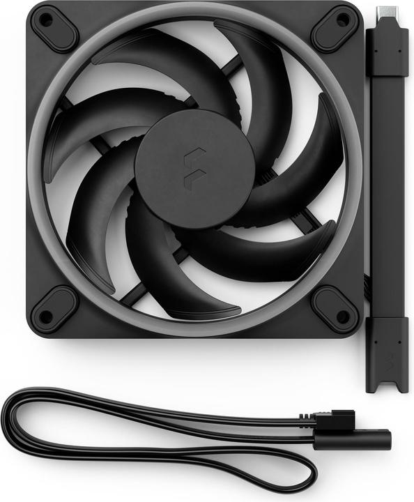 Actual product image Fractal Ventilateur de boitier Momentum RGB - 12cm (Noir) (120 mm, 1 x)
