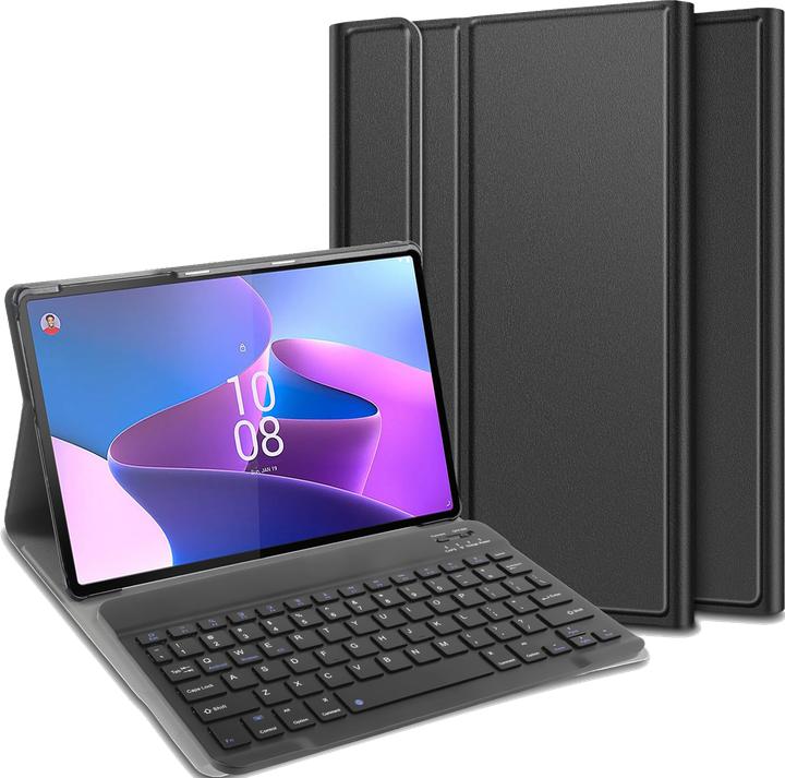 Produktbild Cazy Tastatur Hülle Kompatibel mit Lenovo Tab P11 Pro Gen 2 - Schutz Etui mit magnetisch Abnehmbarer (Eng. Int., Lenovo Tab P11 Pro Gen 2)