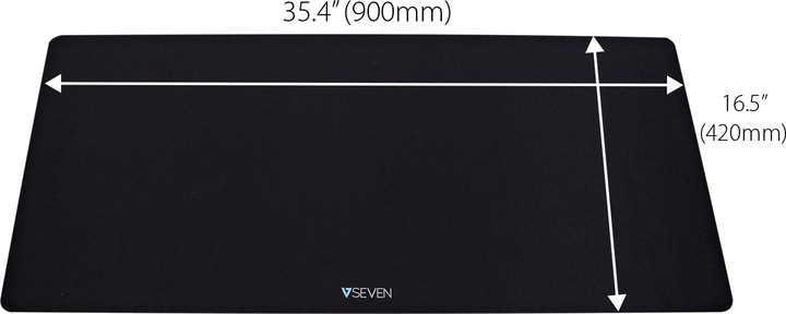 Actual product image V7 Antimicrobial Desk Mat Mousepad (XL)
