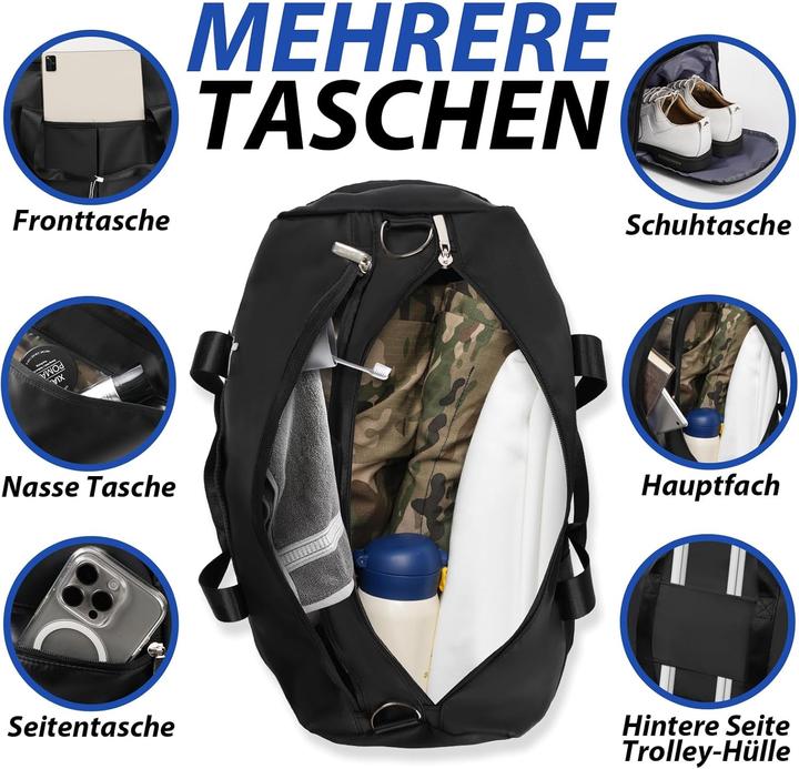 Immagine prodotto Daygos Sporttasche mit Schuhfach (40 l)