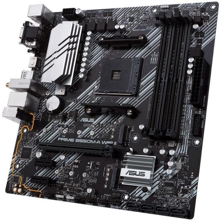 Produktbild ASUS PRIME B550M-A WIFI II (AM4, AMD B550, mATX)