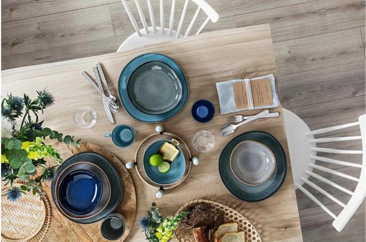 Actual product image Villeroy & Boch Dinner plate Lave 6 pieces, Blue (6 x, 28 cm)