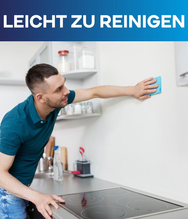 Produktbild Plid Latexfarbe 10L Weiss für ca. 60m² / abwaschbare Wandfarbe Küchenfarbe Innenfarbe (Weiss, 10 l)