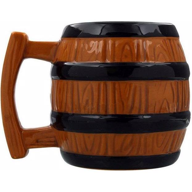 Paladone Products Super Mario 3D: Donkey Kong Barrel, Tazza, Marrone