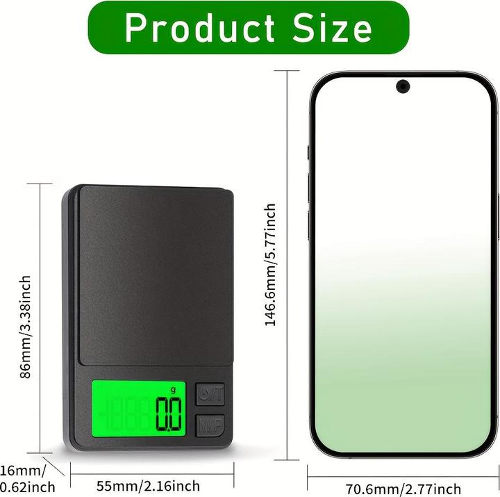 Produktbild Nikko Digitale Mini Präzisions-Taschenwaage